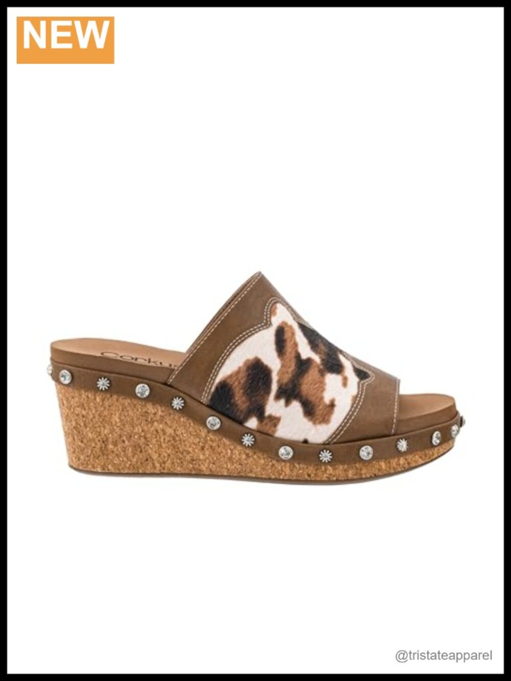 Corkys Footwear Womens Actin Up Wedge Sandal - 2.5 Inch Heel with 0.75 Inch